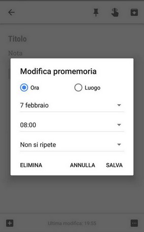 Promemoria Keep